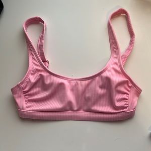 womens pink bikini top